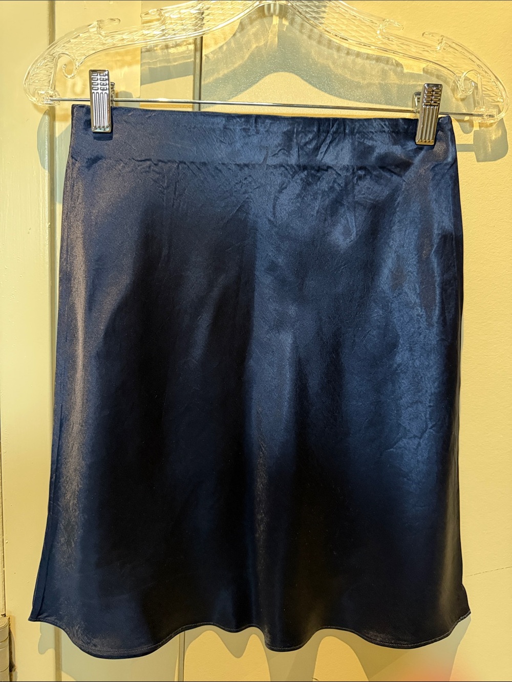 Babaton Slip Satin Mini Skirt
